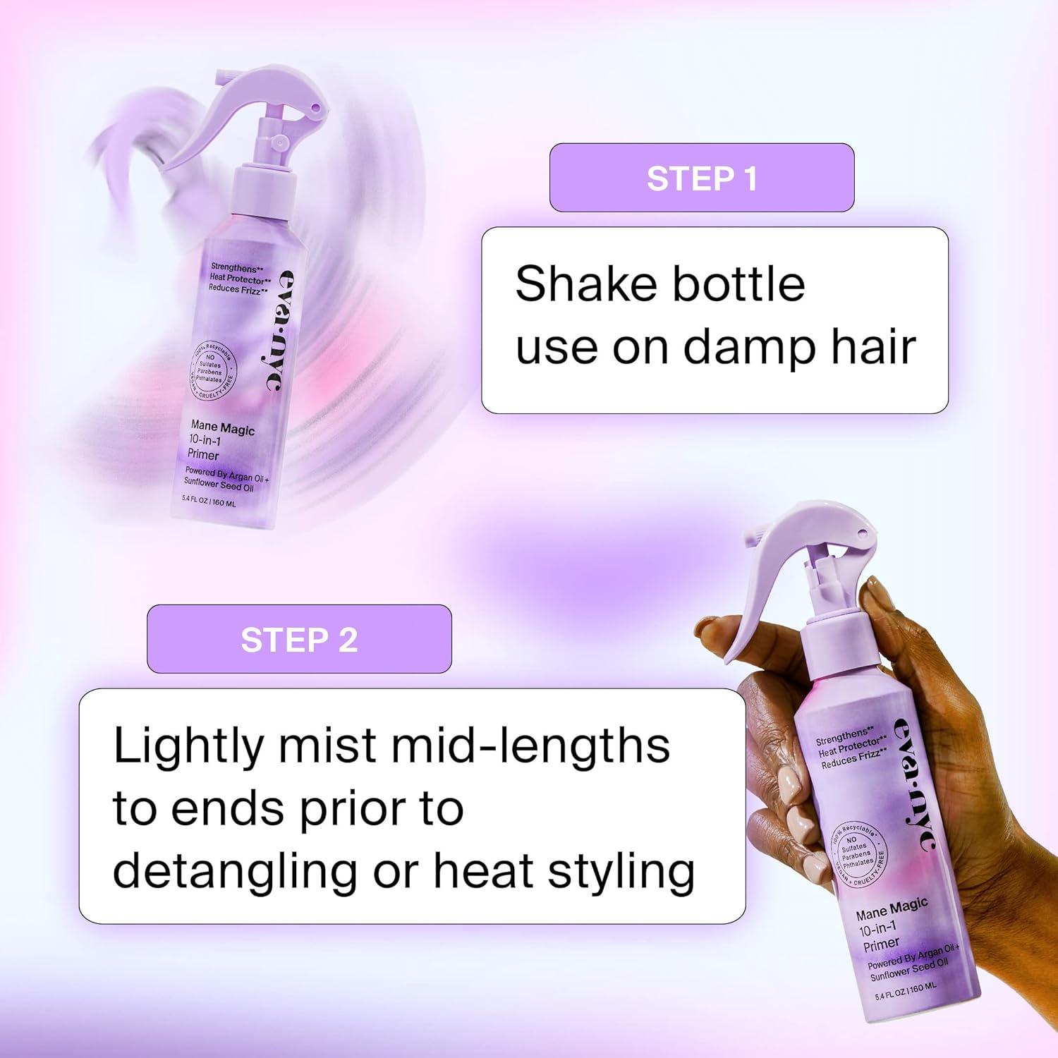 Eva NYC Mane Magic 10-en-1 Primer 160 ml Protector Térmico