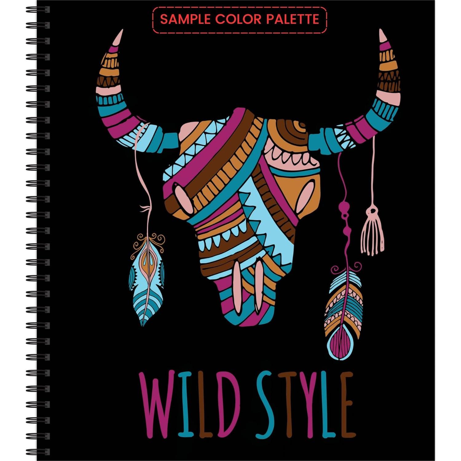 Color & Frame - Painted Deserts (Adult Coloring Book)