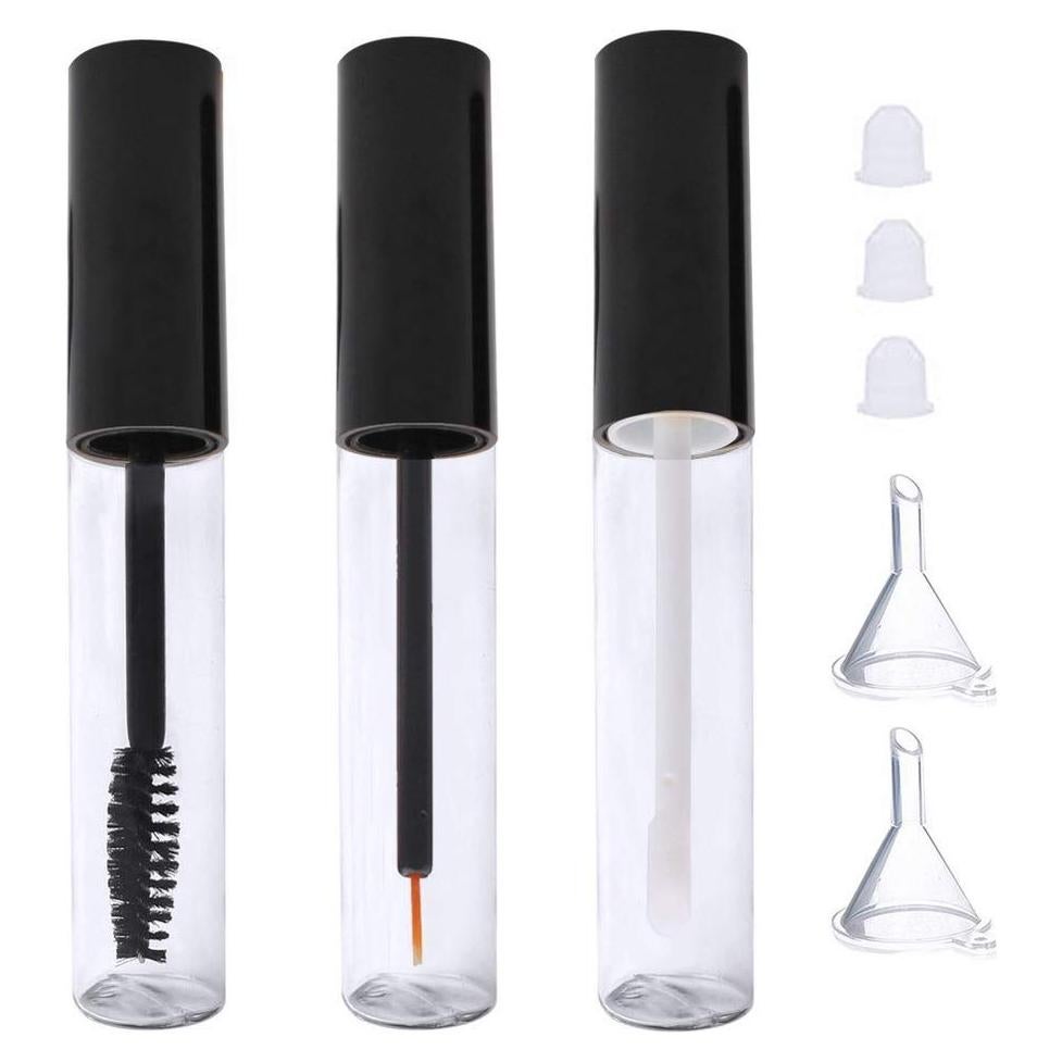 Tubo Vacío 10 ml + Delineador + Brillo Labial + 3 Piezas