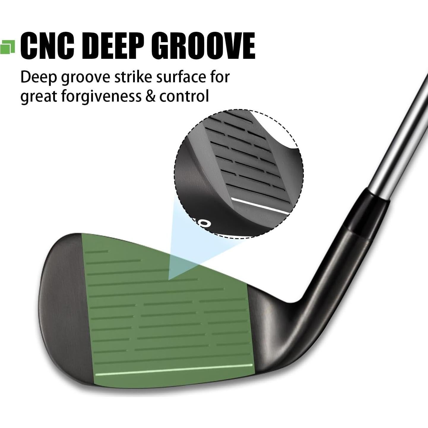 Hierro de Golf MAZEL WM-X1/2 Diestro Acero Inoxidable