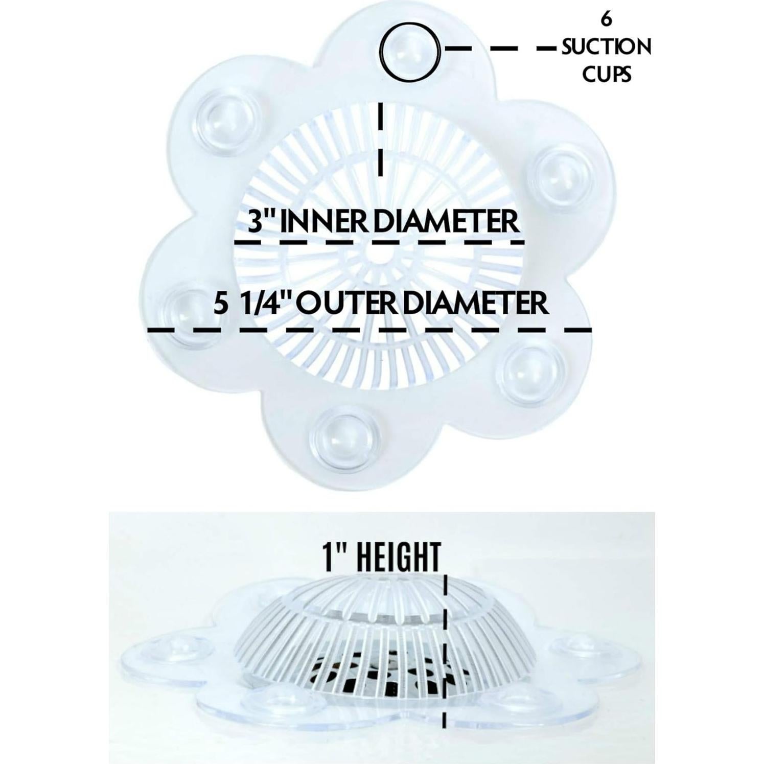 Atrapa Cabello SlipX Solutions Stop-A-Clog, 2 Piezas, 12.7 cm