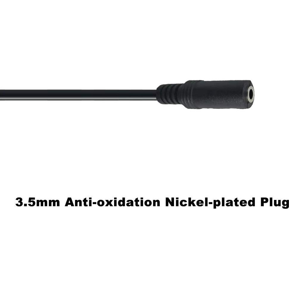 Cable de Audio Y-Splitter Ancable 3.5mm Estéreo 2M