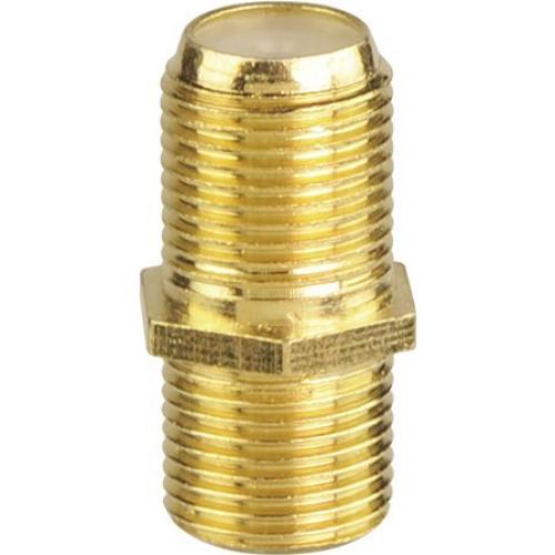 Conector Coaxial F Tipo Doble Macho VCE RG6 - Paquete de 2