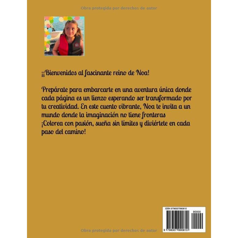 Colorea animalitos con Noa (Colorea con Noa) (Spanish Edition)