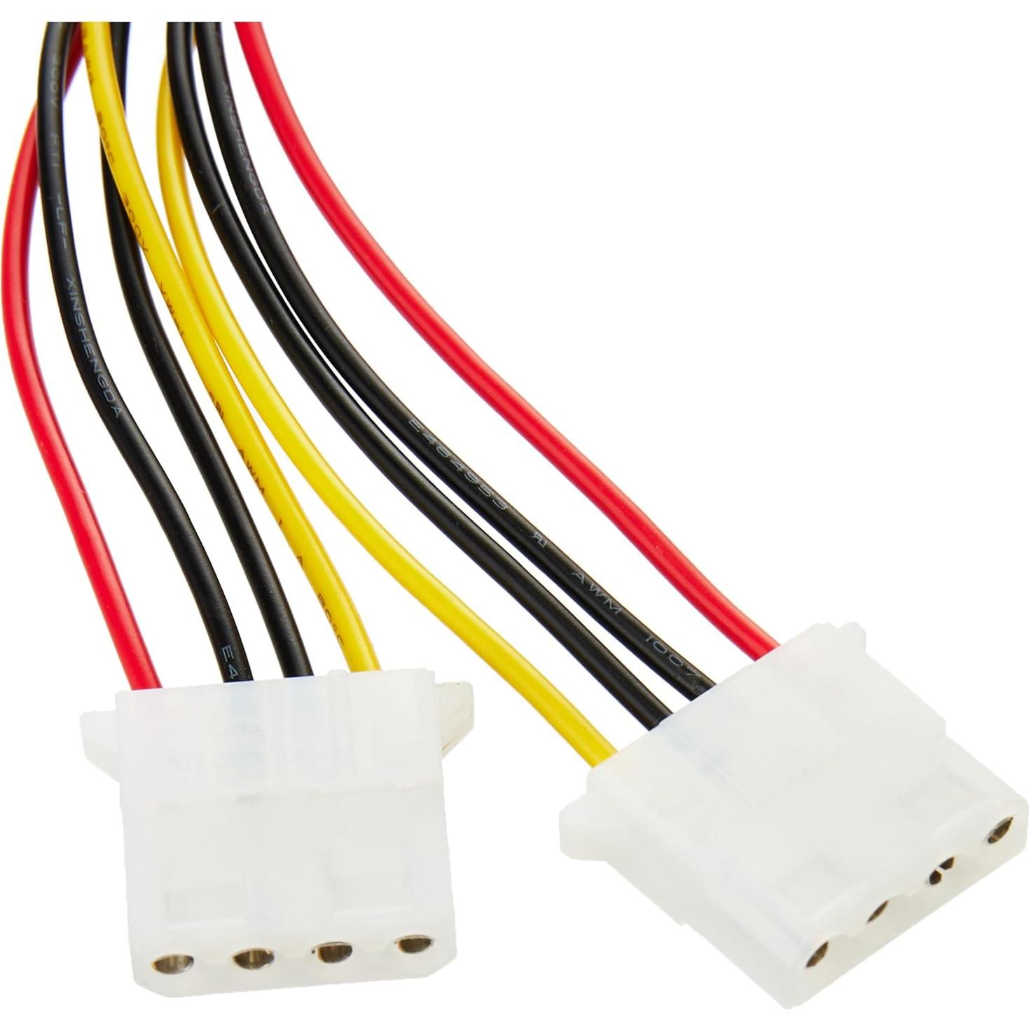 Cable divisor de alimentación Y LP4 a 2x LP4 StarTech PYO2L