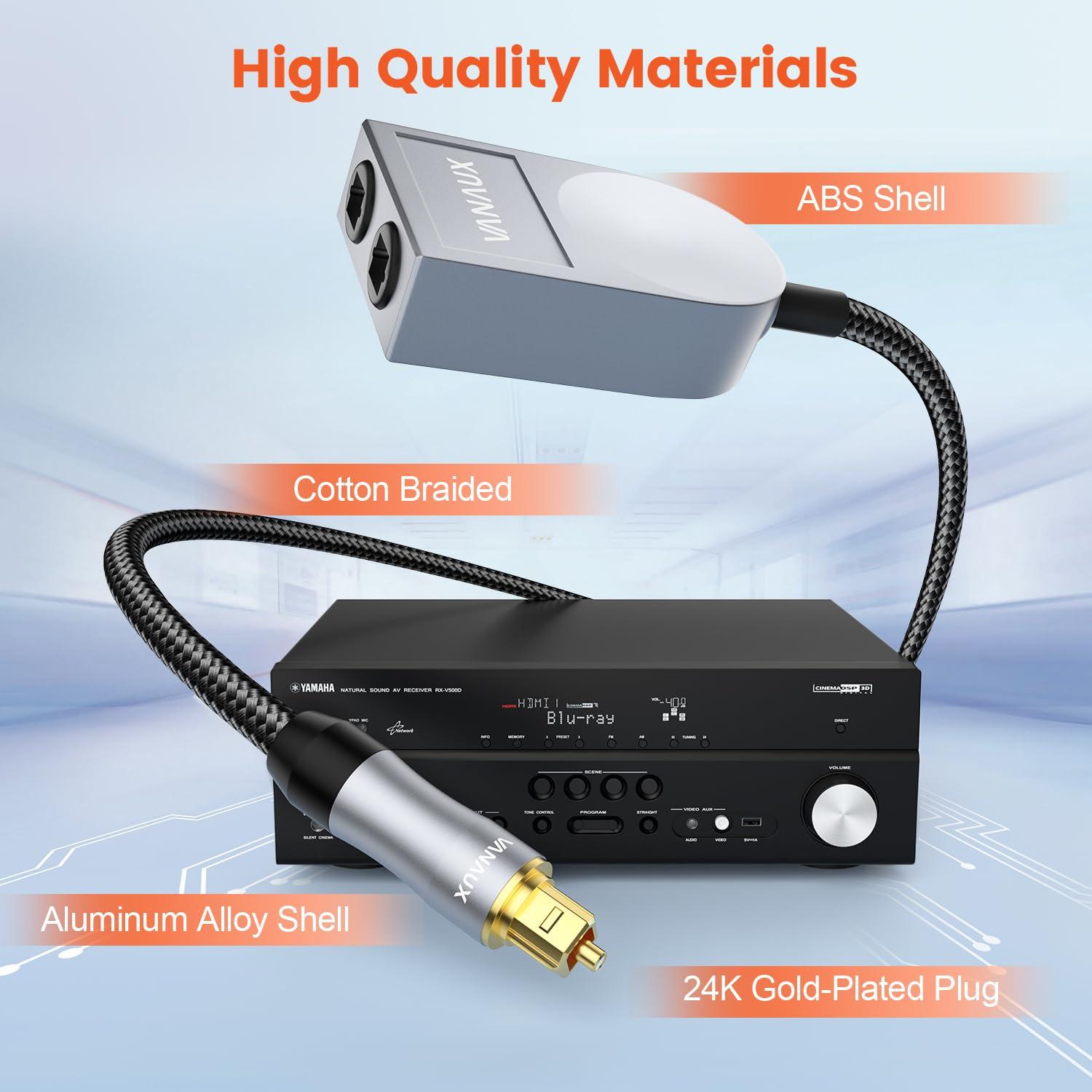 Divisor Óptico VANAUX 1 Entrada 2 Salidas 0.5m Toslink