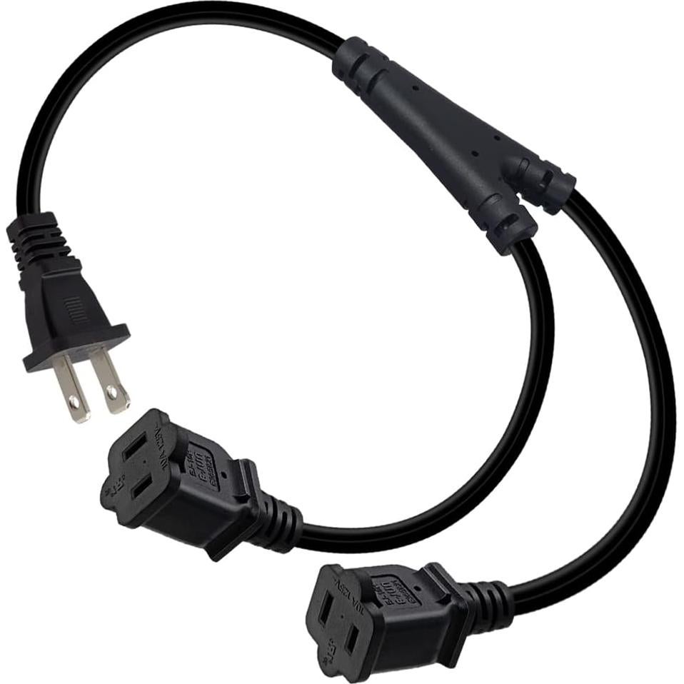 Cable Divisor Nema 1-15P a Doble 1-15R 0.61m Strhowill