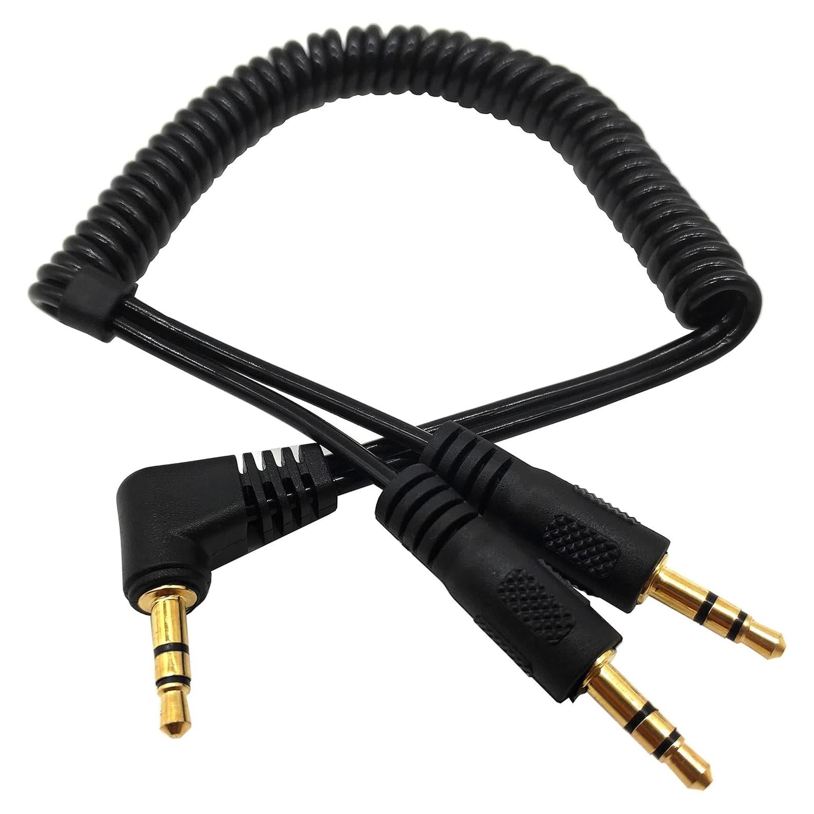 Cable Divisor de Audio Estéreo Qaoquda 3.5mm Macho a 2 Machos