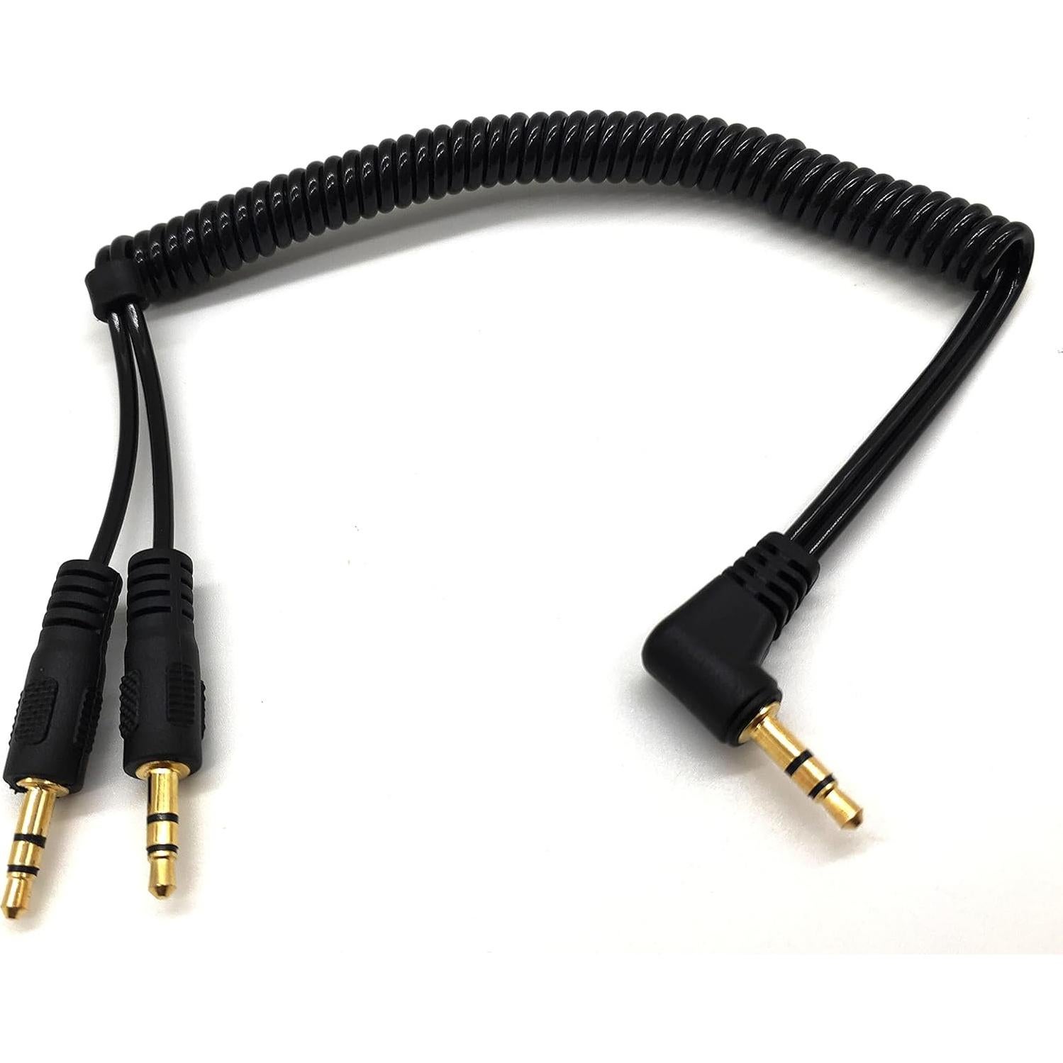 Cable Divisor de Audio Estéreo Qaoquda 3.5mm Macho a 2 Machos