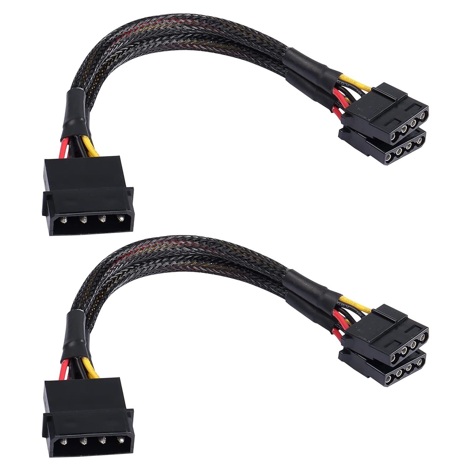 Adaptador Divisor Y 4 Pines IDE Yingtuyou 23cm - 2 Pcs
