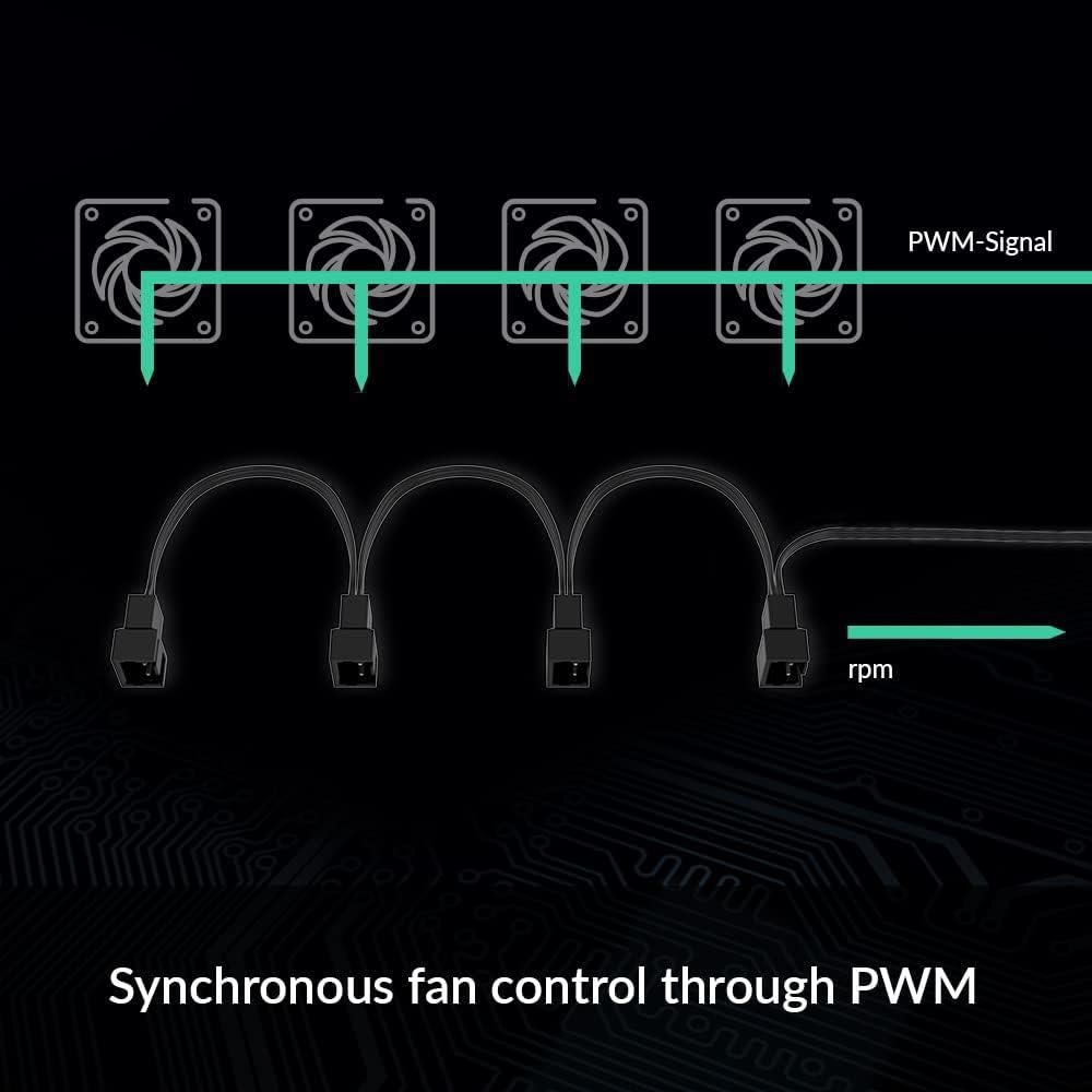 Cable Divisor de Ventilador PWM 4 Pines ARCTIC - Extensión 70 cm