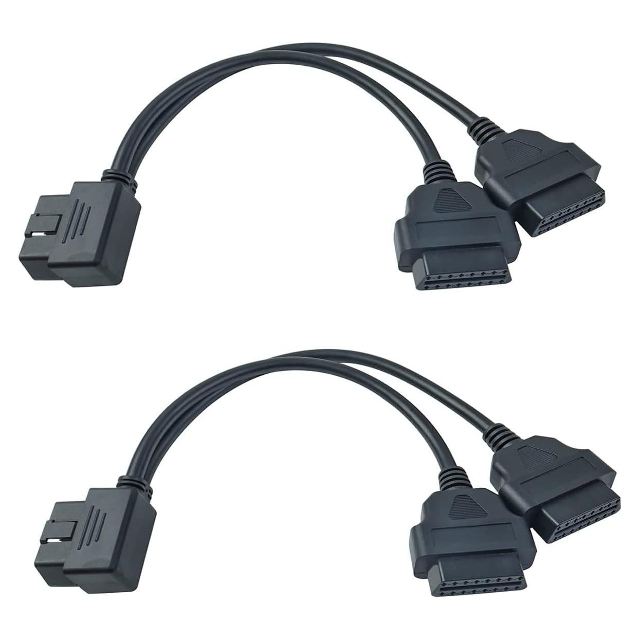 Divisor OBD2 HNeekyr 30cm Macho a 2 Hembra - 2 Piezas