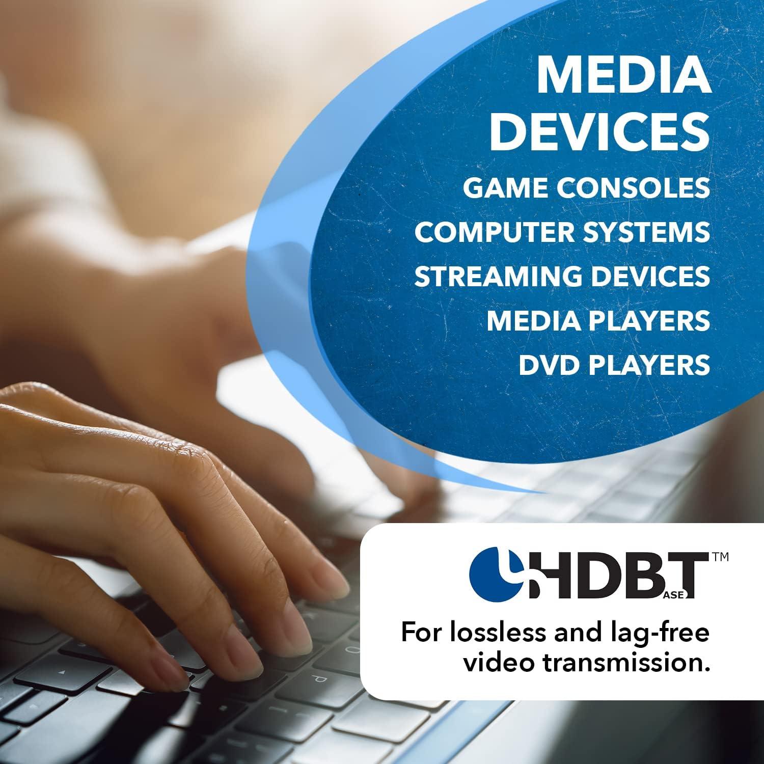 Extensor Divisor HDMI OREI UHD14-EXB400-K 4K hasta 122m