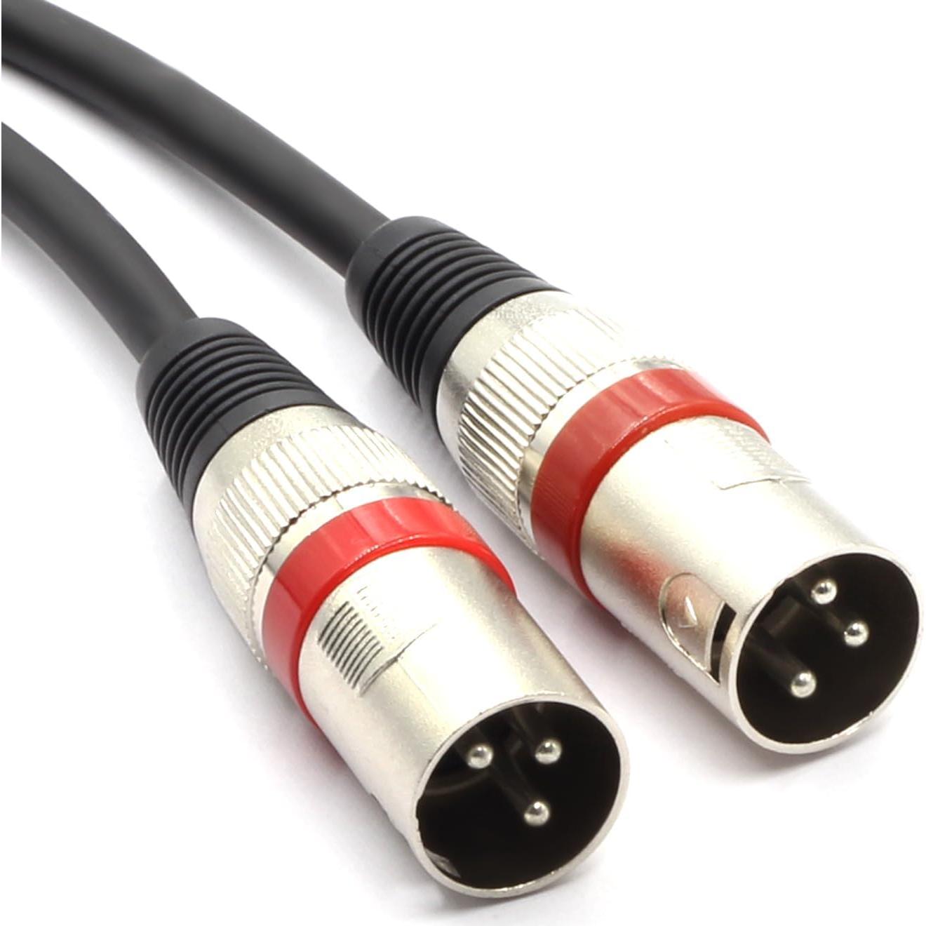 Cable Divisor XLR Macho a Doble Hembra 50cm SiYear 2PACK