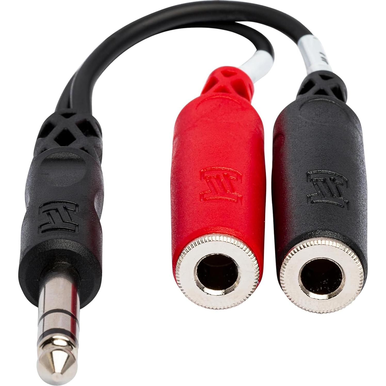 Cable Hosa YPP-117 1/4" TRS a Doble 1/4" TSF 15.24 cm