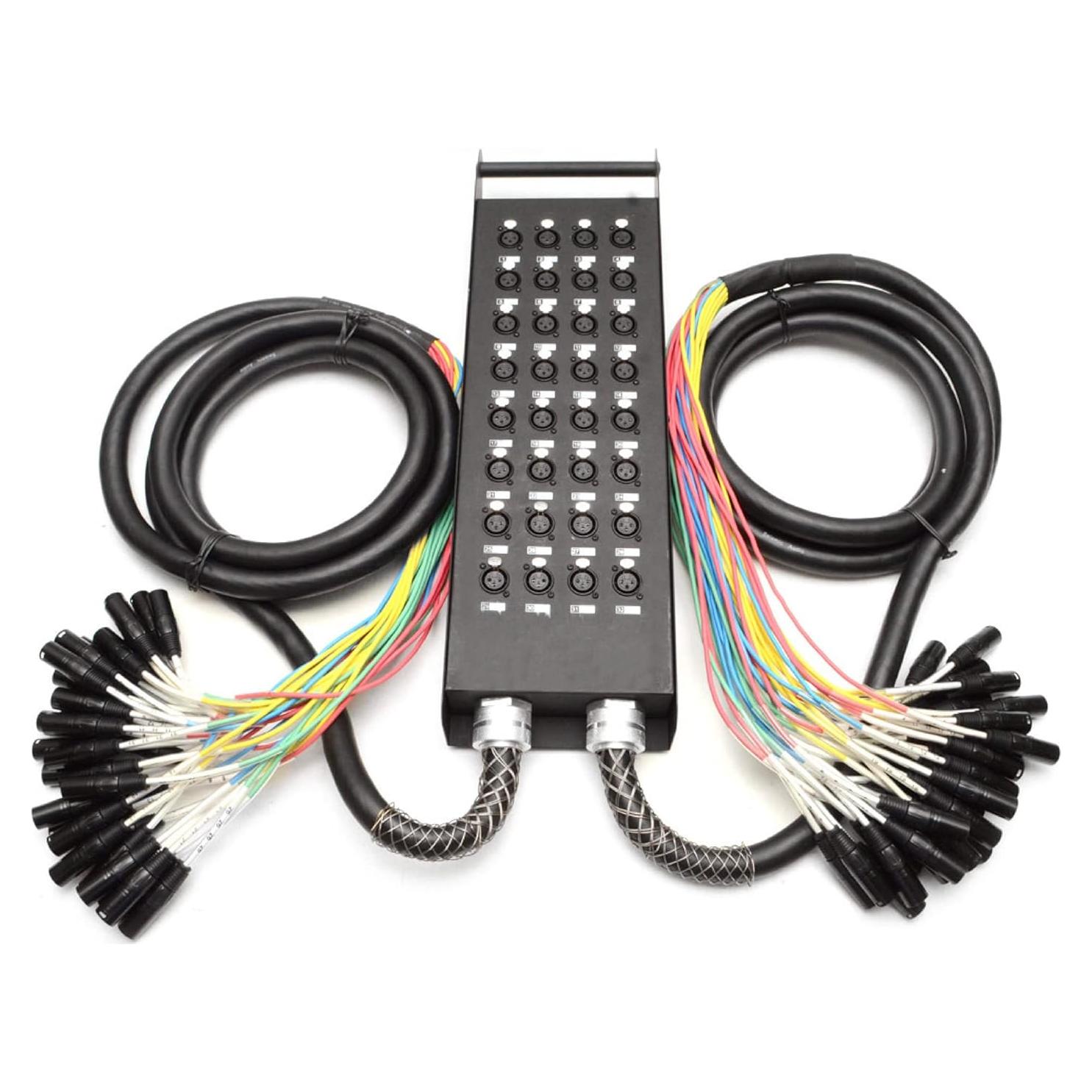 Cable Divisor 32 Canales XLR Seismic Audio 2 Troncos 4.57 m