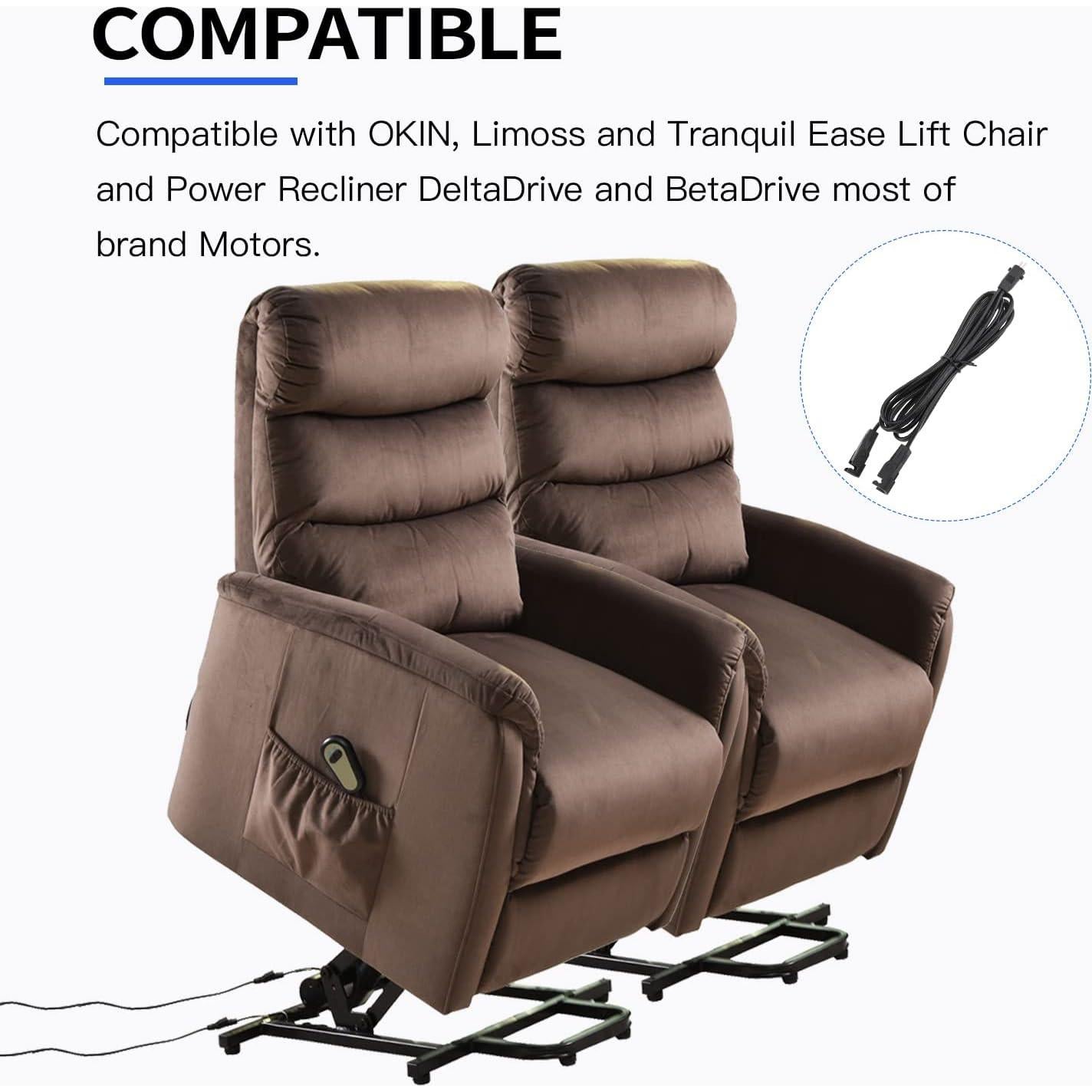Cable Divisor de Poder 1.2m Tecreddy para Sillón Reclinable