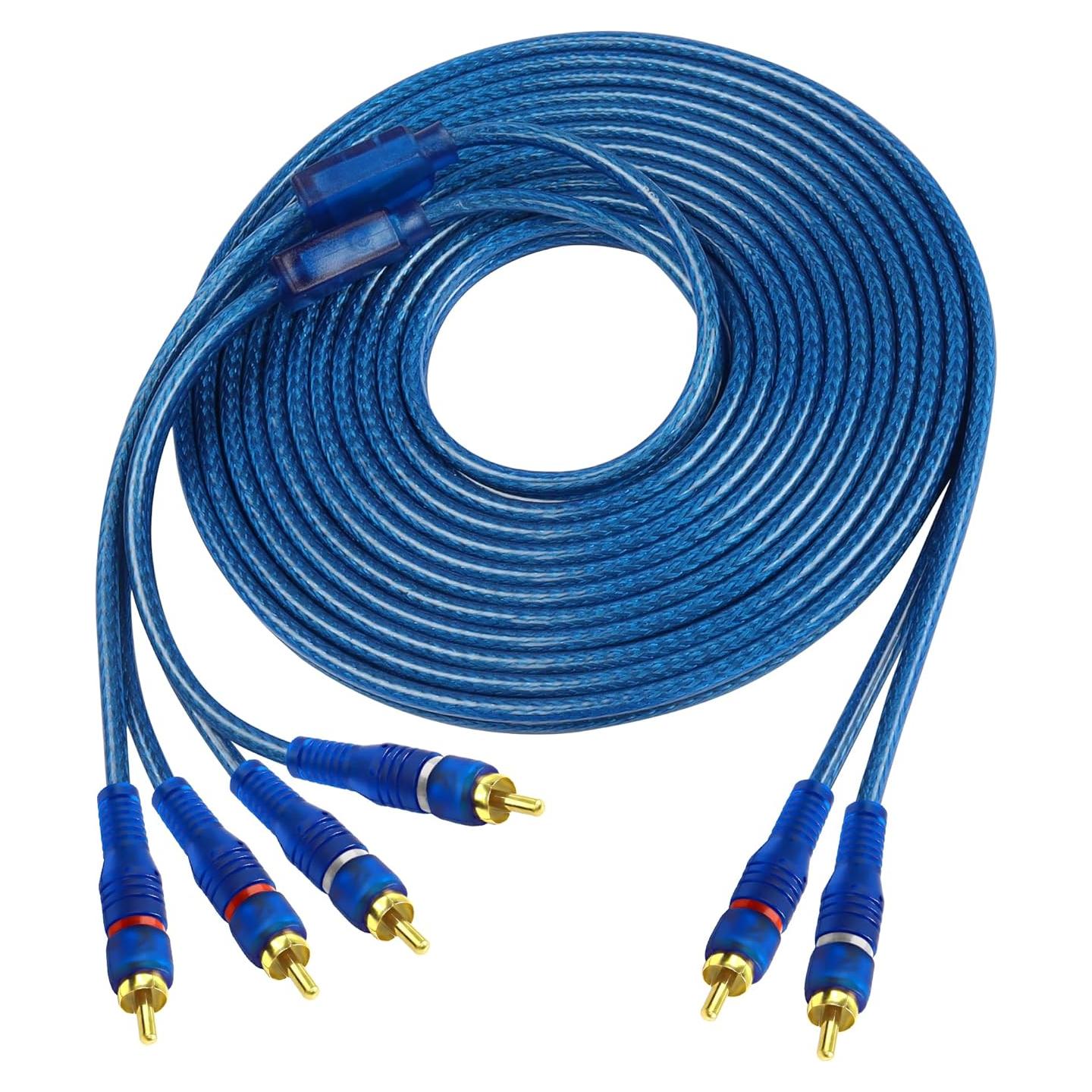 Cable RCA de Audio MEIRIYFA 2 Canales a 4 Canales 5m