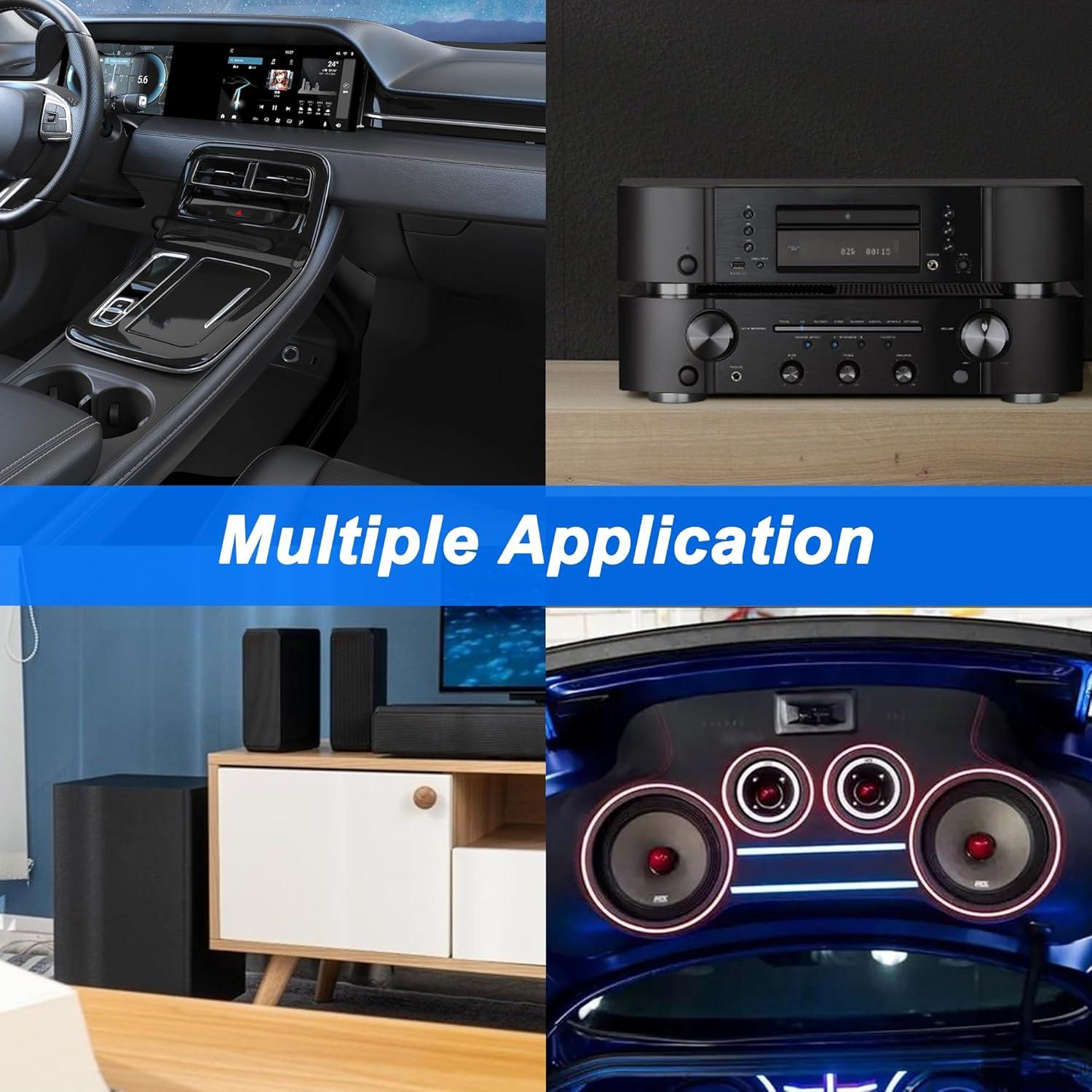 Cable RCA de Audio MEIRIYFA 2 Canales a 4 Canales 5m