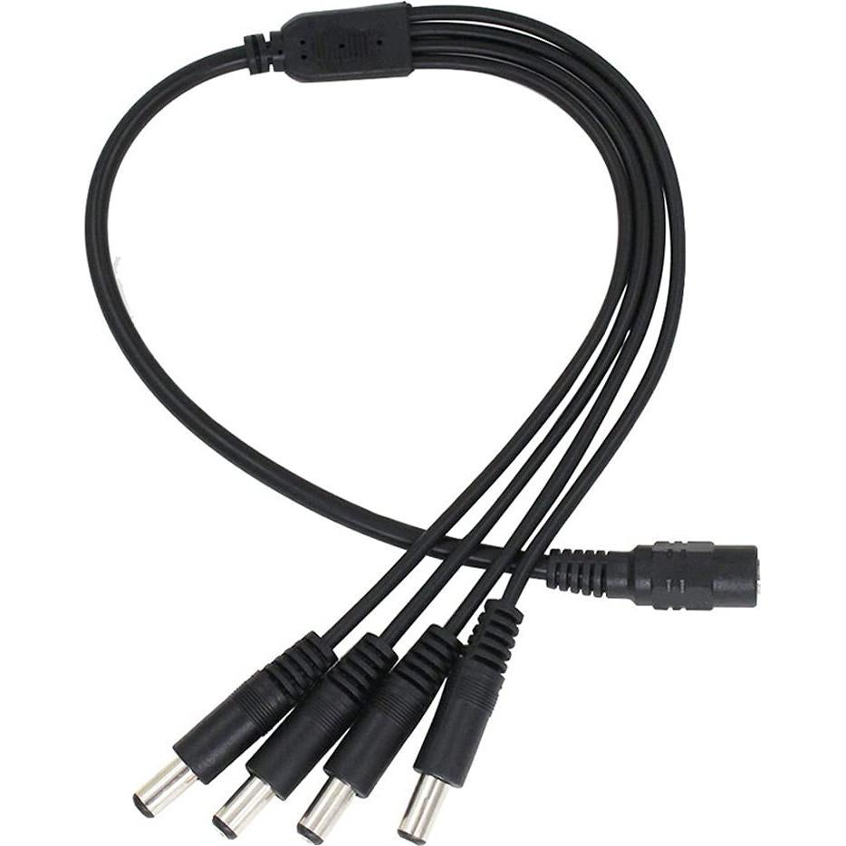 Cable divisor de potencia DC 1 hembra a 4 macho Deguangxin 4 piezas
