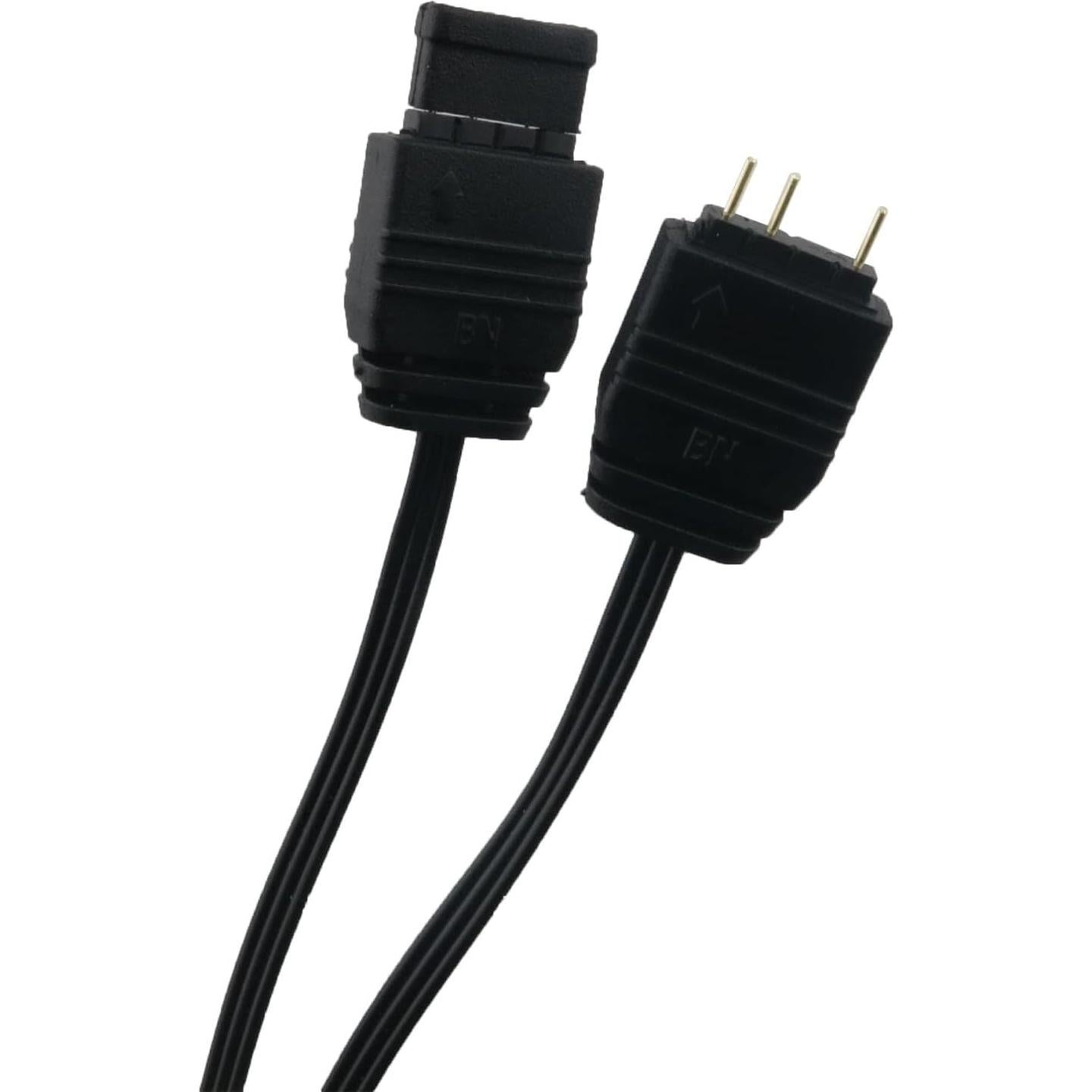 Cable Divisor ARGB ZCZQC 33.5cm 5V 1 Hembra a 2 Machos