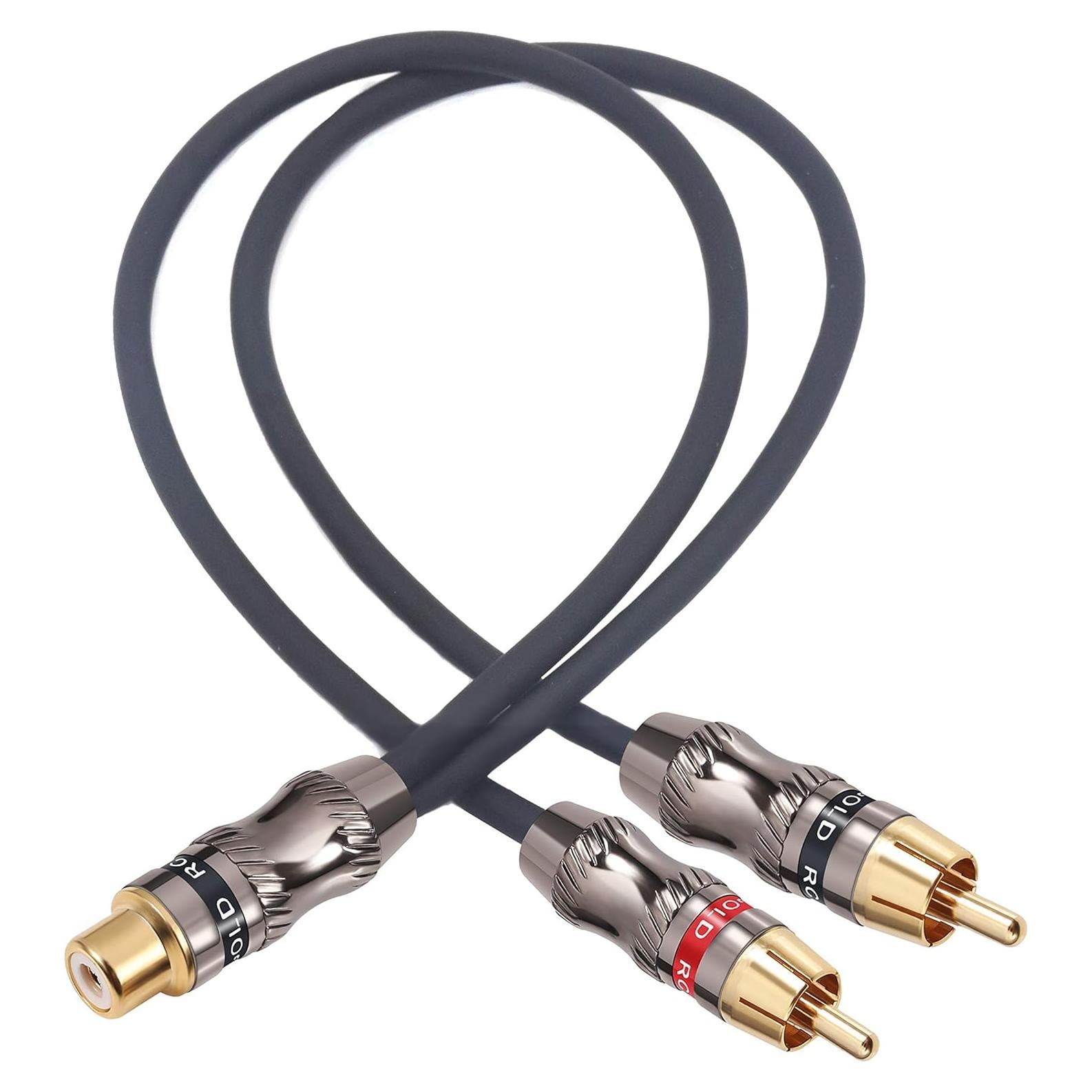 Cable Divisor RCA Femenino a Doble Masculino Devinal 25 cm