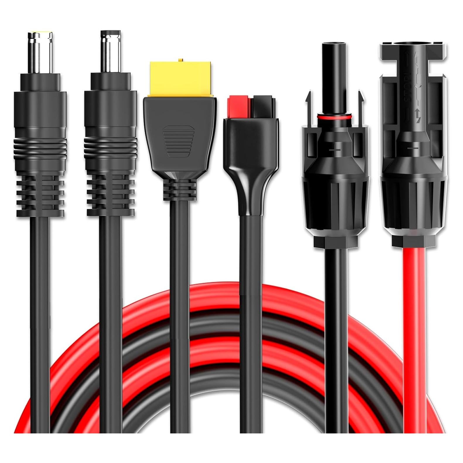 Cable Divisor Solar 4 en 1 Goupchn 45A XT60 DC 8mm 1.5m