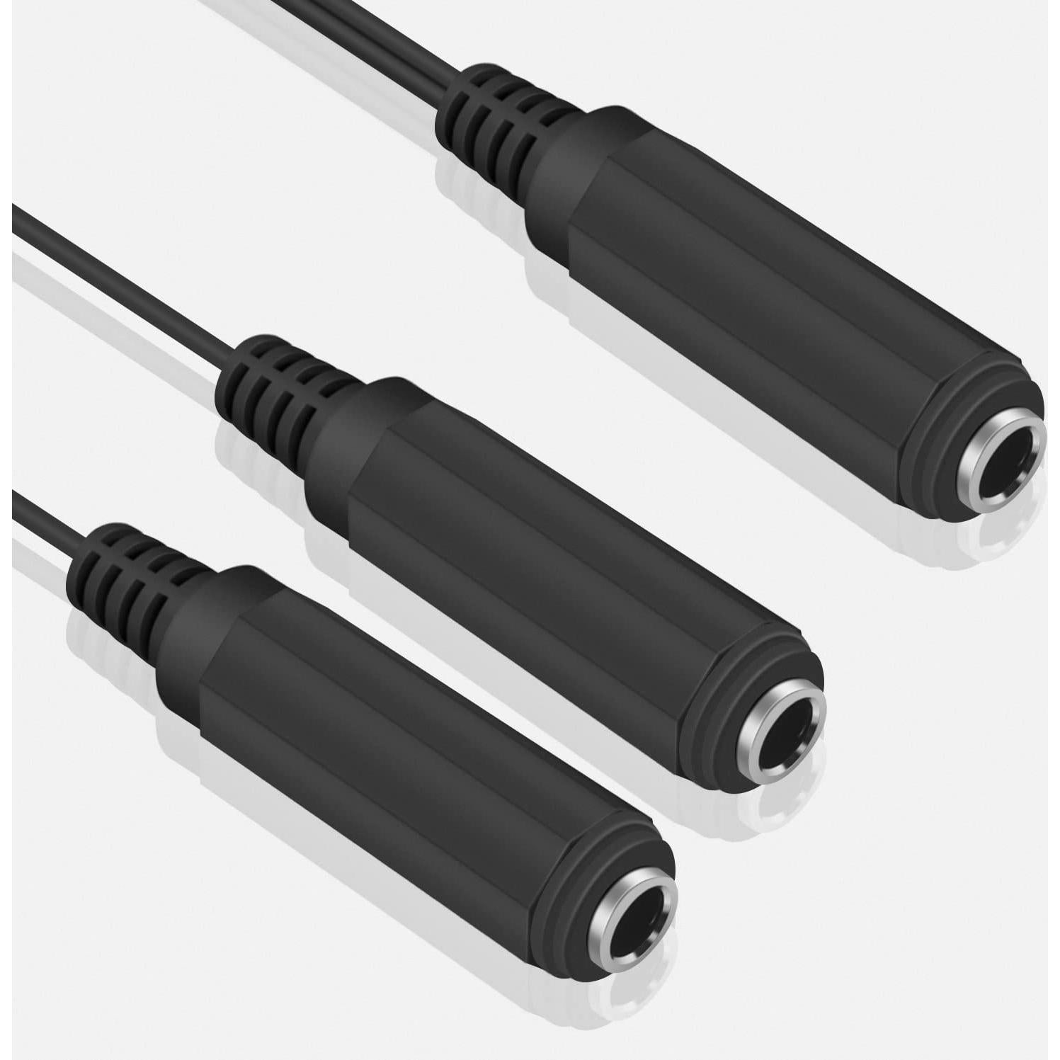 Cable divisor Y de guitarra Duttek 6.35mm 20cm mono TS
