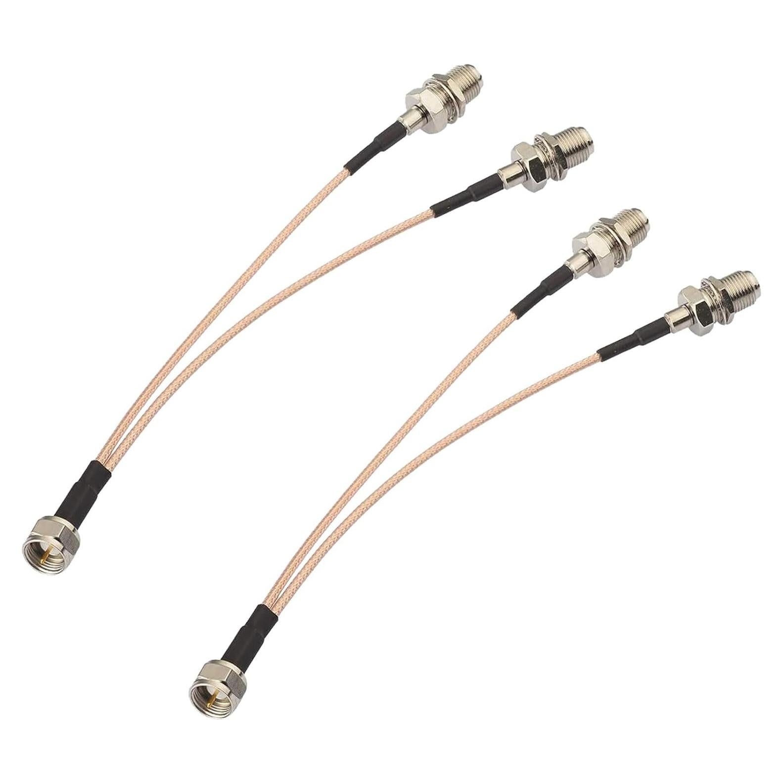 Divisor Coaxial F-Type 75Ohm Superbat 3 Vías 15cm Paquete 2