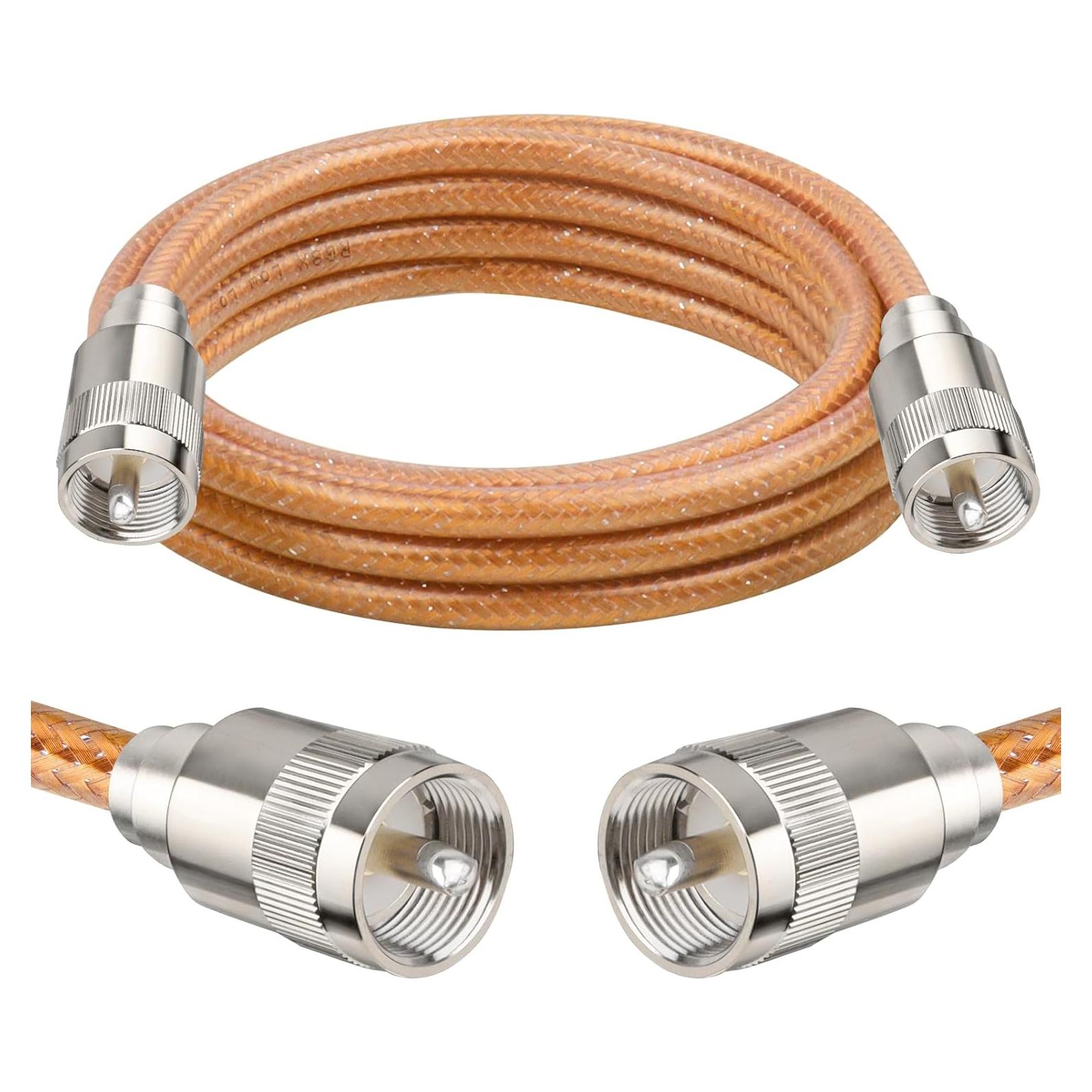 Cable Coaxial RG8X 1.83 m XRDS -RF con Conectores UHF PL259