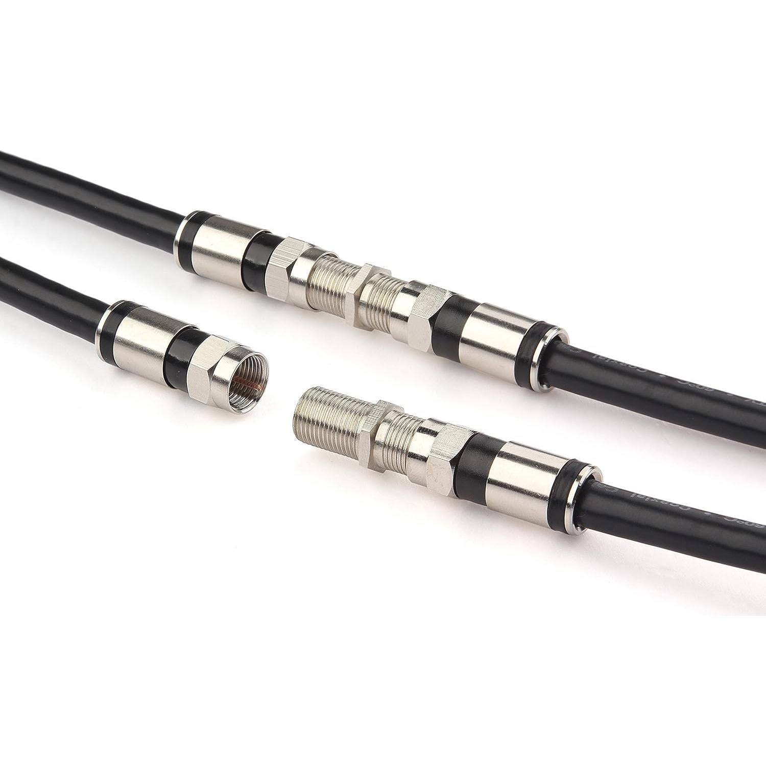 Cable Coaxial GTOTd 1.22m Tipo F Hembra a Hembra 75 Ohm
