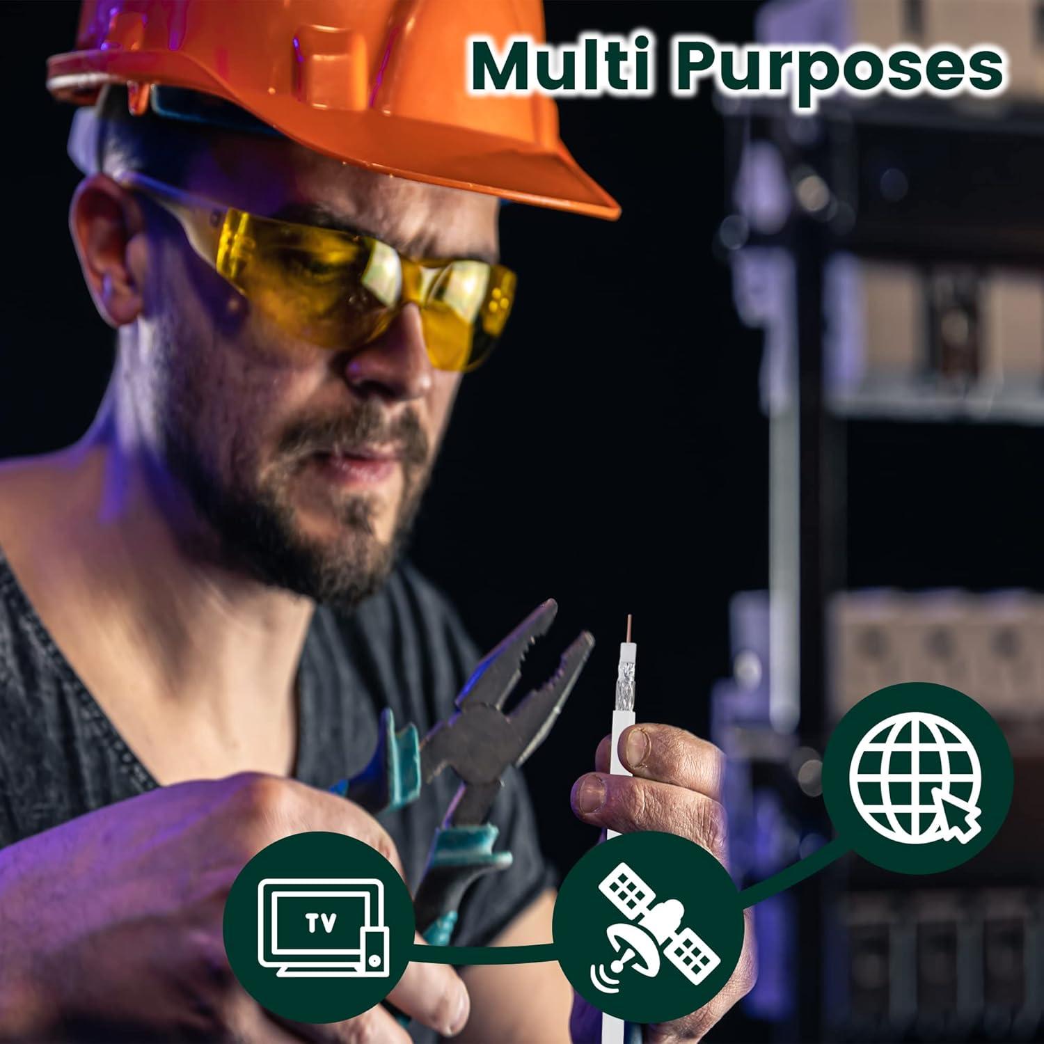 Cable Coaxial RG6 Doble Blindaje 152.4m Cables Direct Online