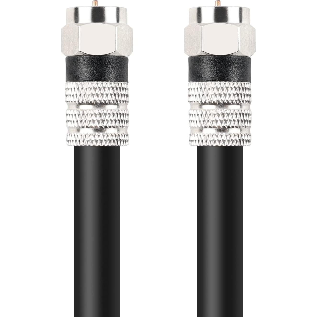Cable Coaxial Digital Postta 7.62m Cuádruple Apantallado Negro