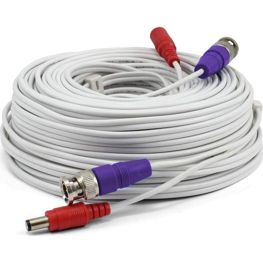 Cable Coaxial BNC Swann 30 m para Cámaras de Seguridad CCTV