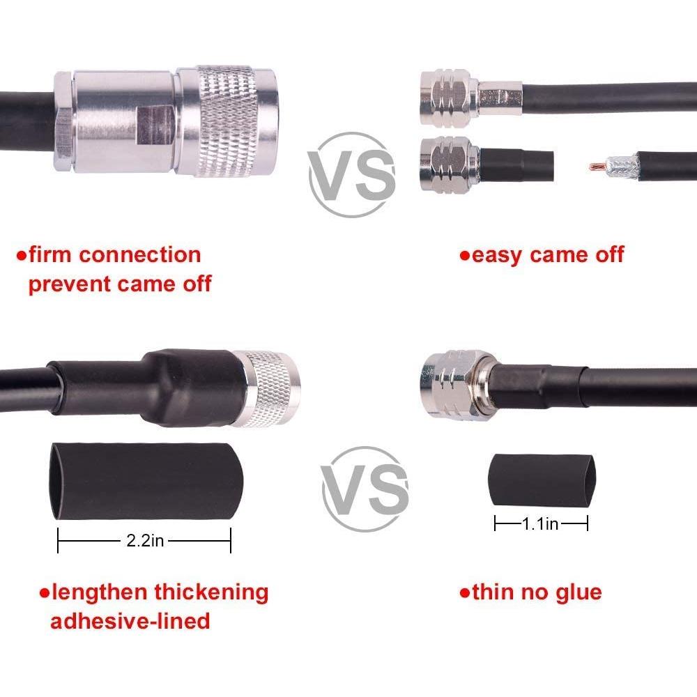 Cable Coaxial KMR400 4.57m SMA Macho a N Macho XRDS-RF