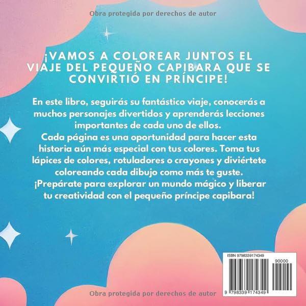 Pequeño Capibara - Libro para Colorear: Frases motivadoras y actividades para colorear para niños. (Spanish Edition)