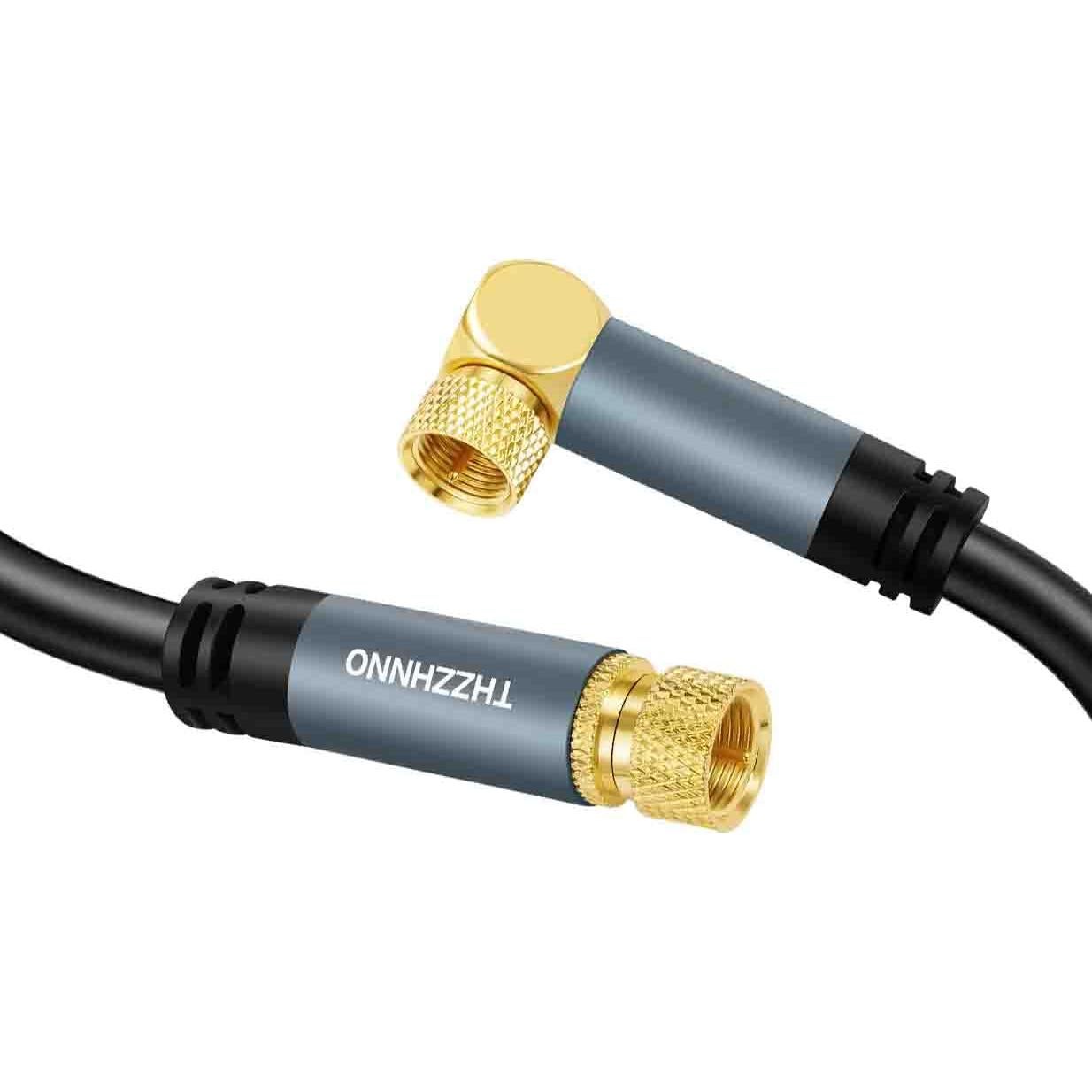 Cable Coaxial F-Type 1.0M 90 Grados HDTV Zhongben