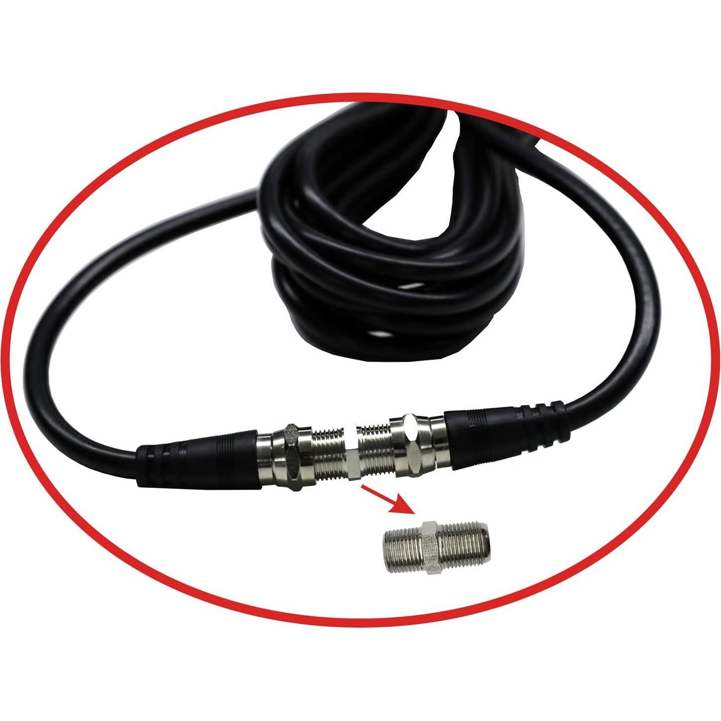 Cable Coaxial de Extensión 4.57m Chaowei con Conectores Tipo F