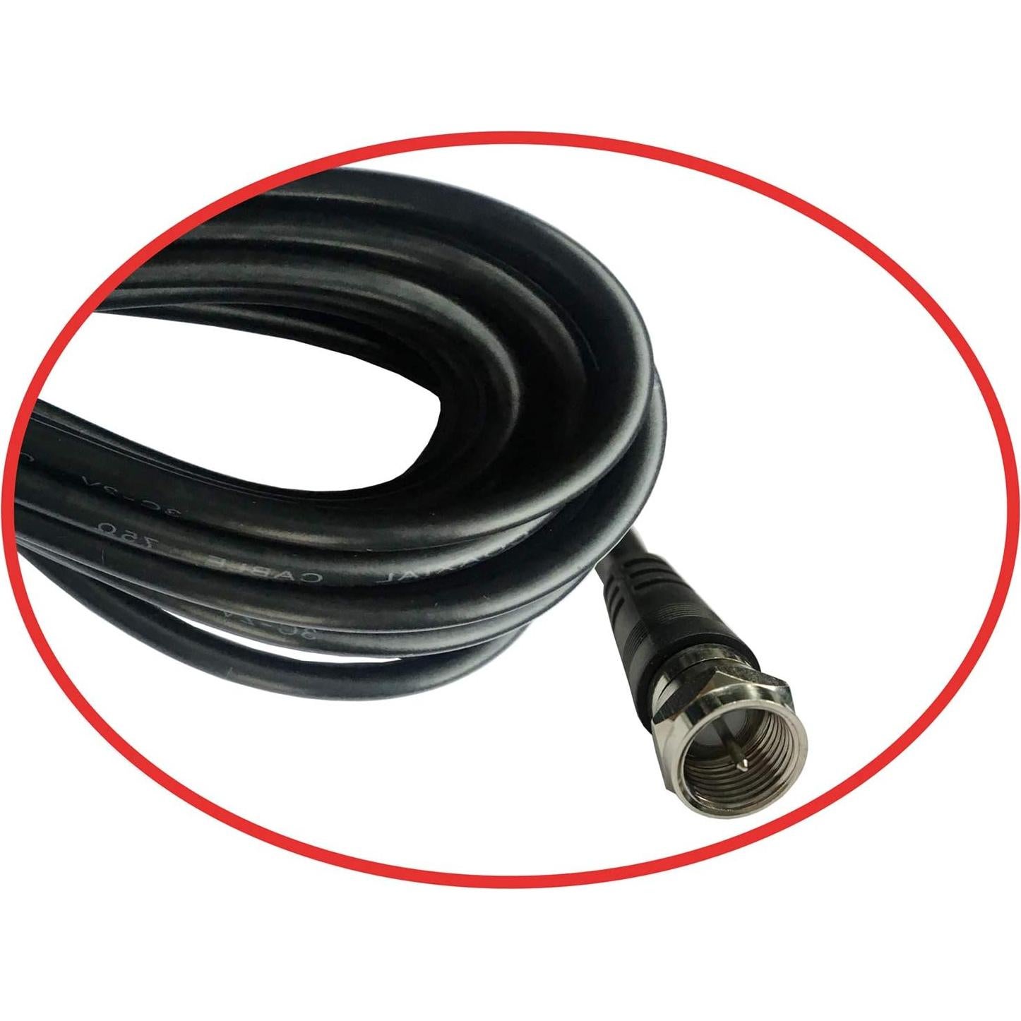 Cable Coaxial de Extensión 4.57m Chaowei con Conectores Tipo F
