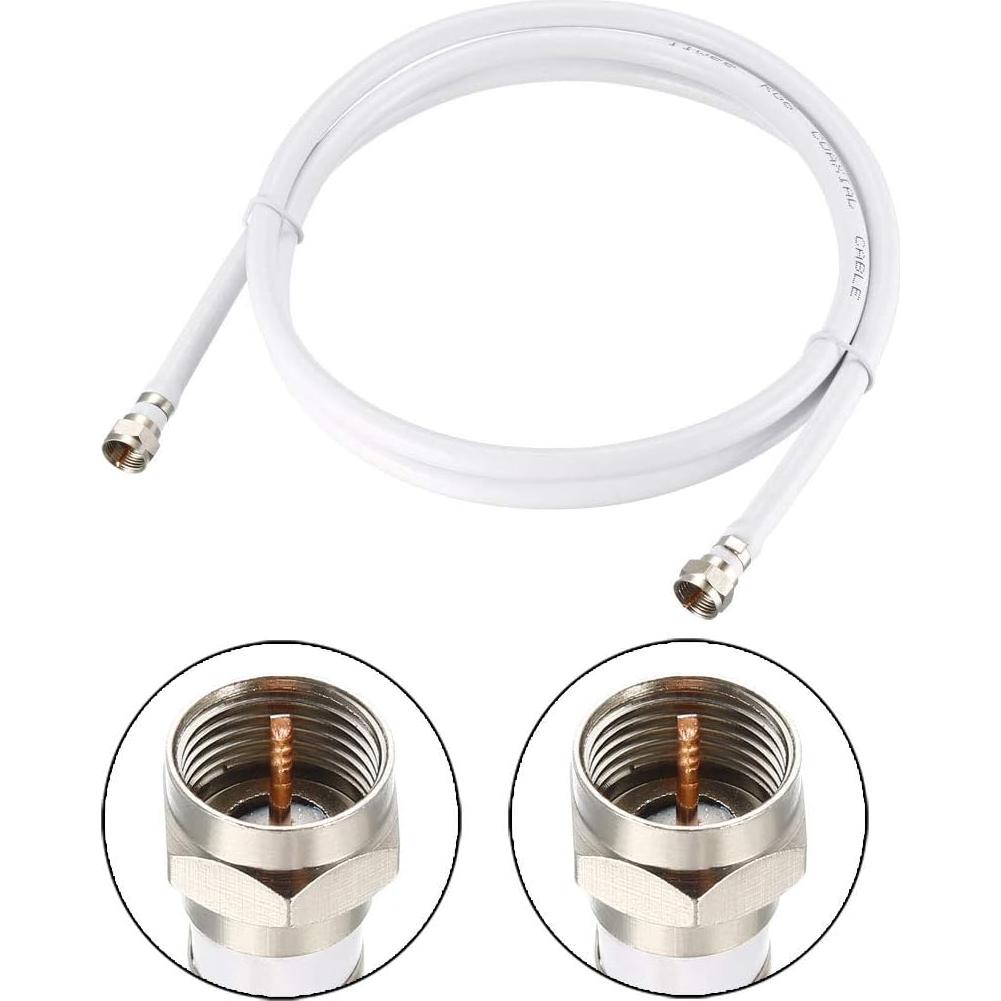 Cable Coaxial RG6 uxcell 1.22 m Macho a Macho 75 Ohm