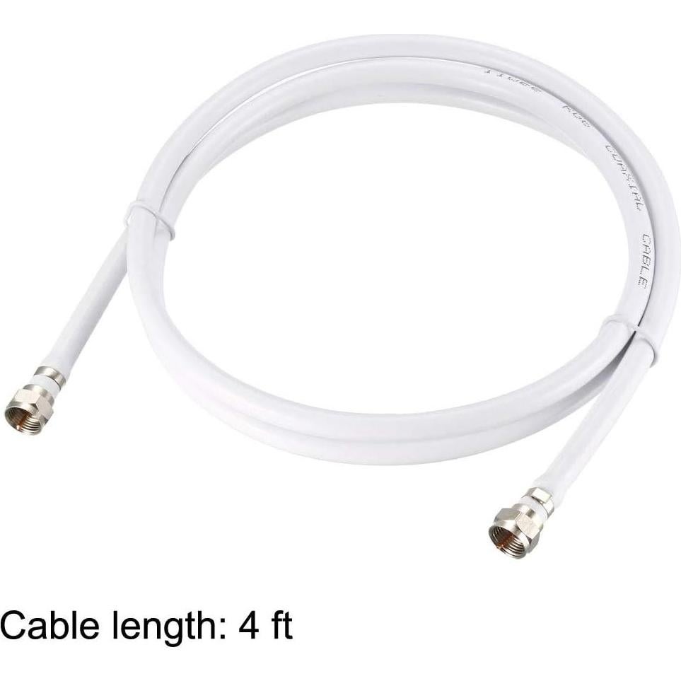 Cable Coaxial RG6 uxcell 1.22 m Macho a Macho 75 Ohm