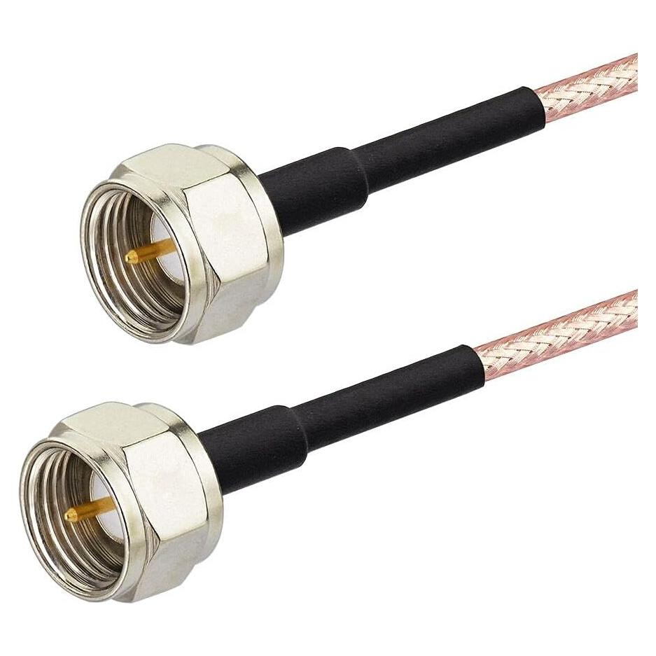 Superbat F-Type Cable, 75 Ohm 3ft TV Coax Cable for TV Modem Tuner High-Speed Internet, Broadband and Digital CATV Aerial, Satellite Cable Extension etc.