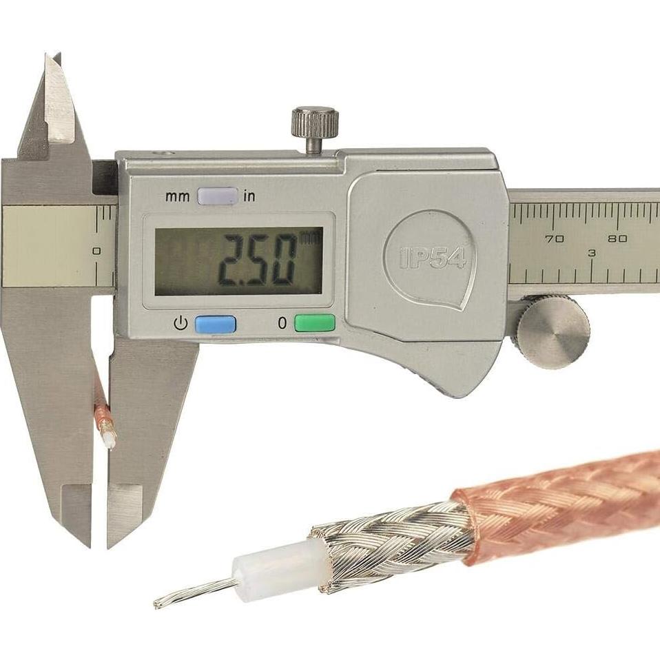 Superbat F-Type Cable, 75 Ohm 3ft TV Coax Cable for TV Modem Tuner High-Speed Internet, Broadband and Digital CATV Aerial, Satellite Cable Extension etc.