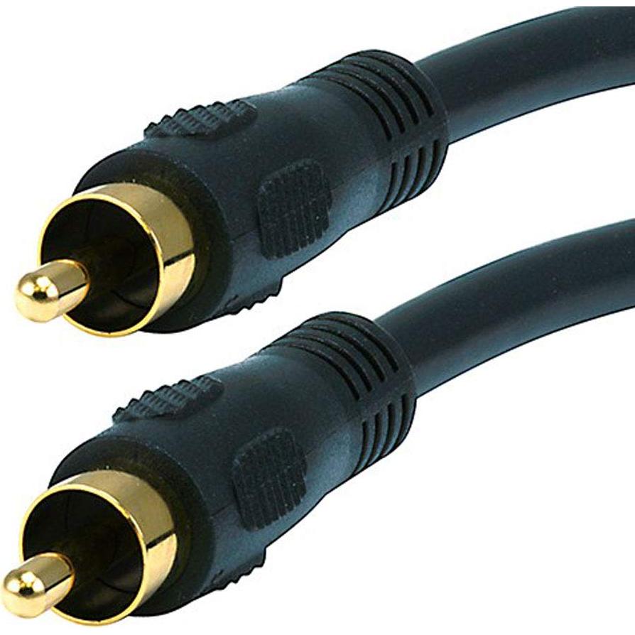 Cable Coaxial de Audio/Video Monoprice 1.83m RCA Macho a Macho