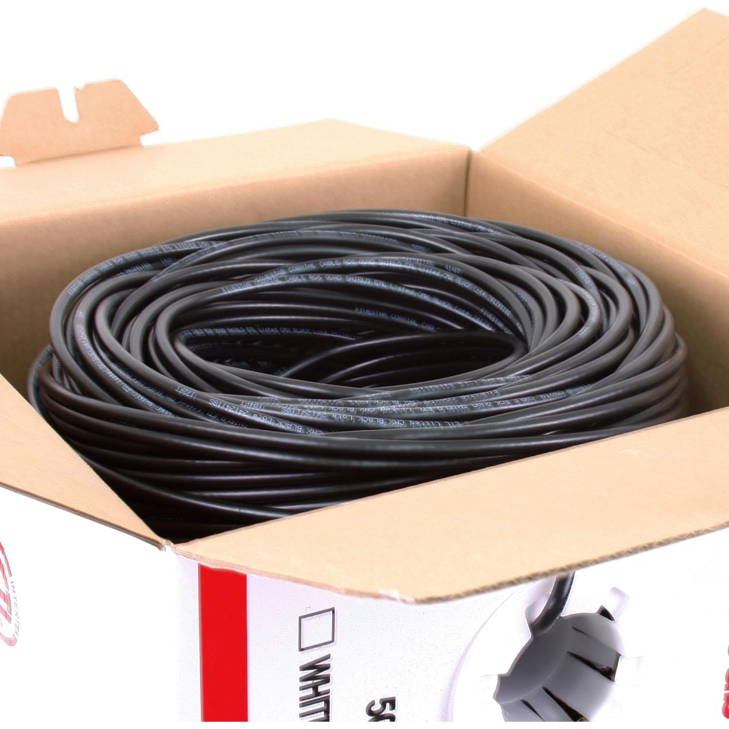 Cable Coaxial RG6 152.4m Cuádruple Apantallado FiveStarCable