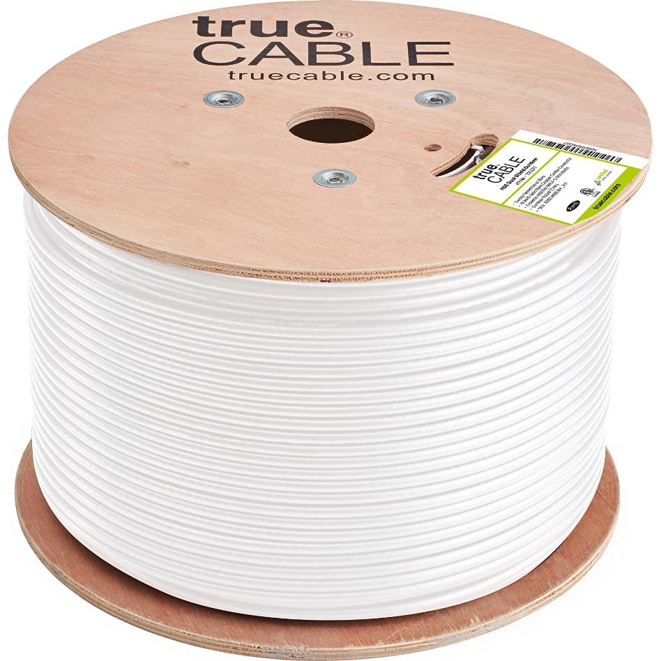 Cable Coaxial RG6 Exterior Doble Blindaje trueCABLE 1000ft