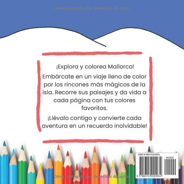 Mi gran viaje a Mallorca: Libro para colorear (Spanish Edition)