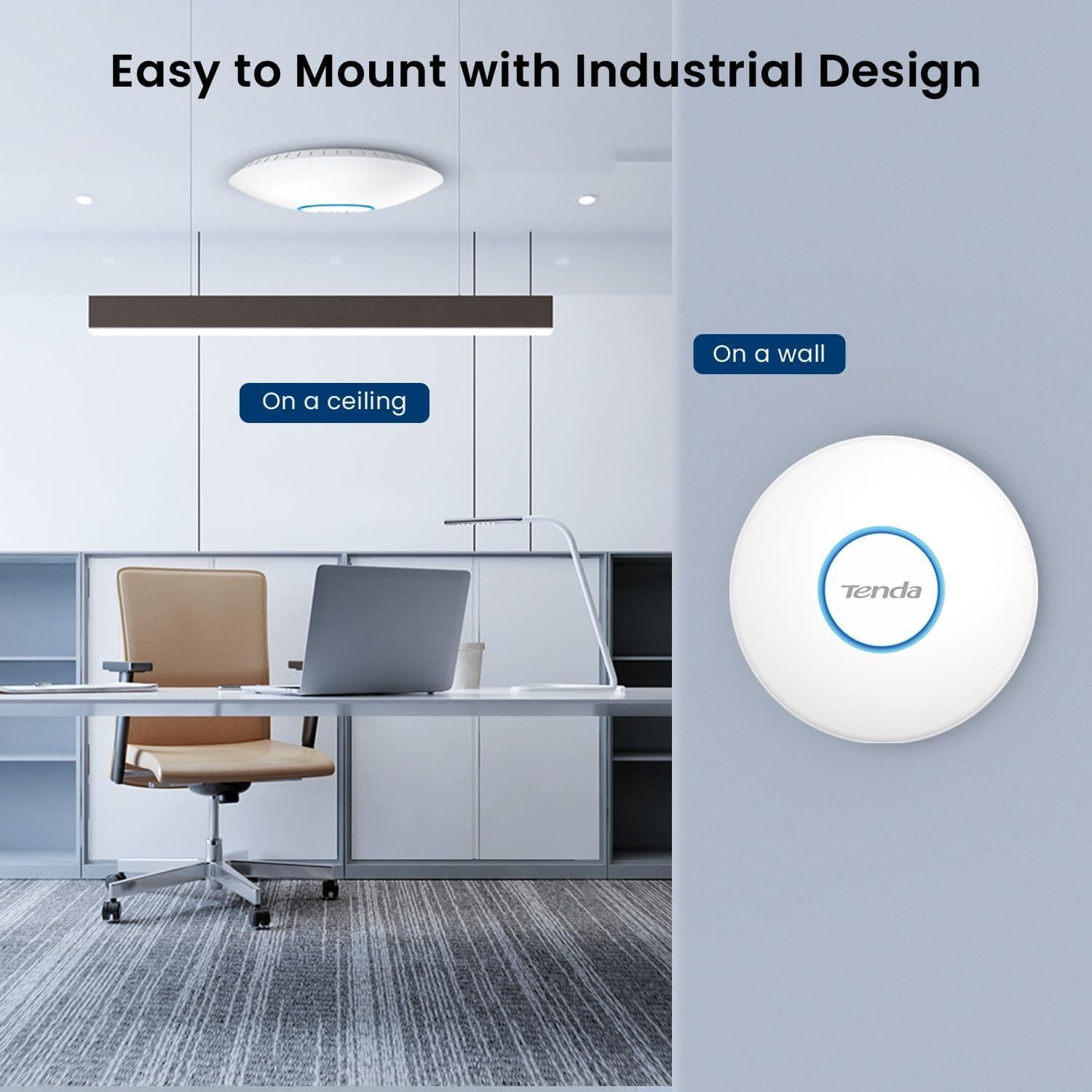 Tenda i27 AX3000 Punto de Acceso Wi-Fi 6 Doble Banda