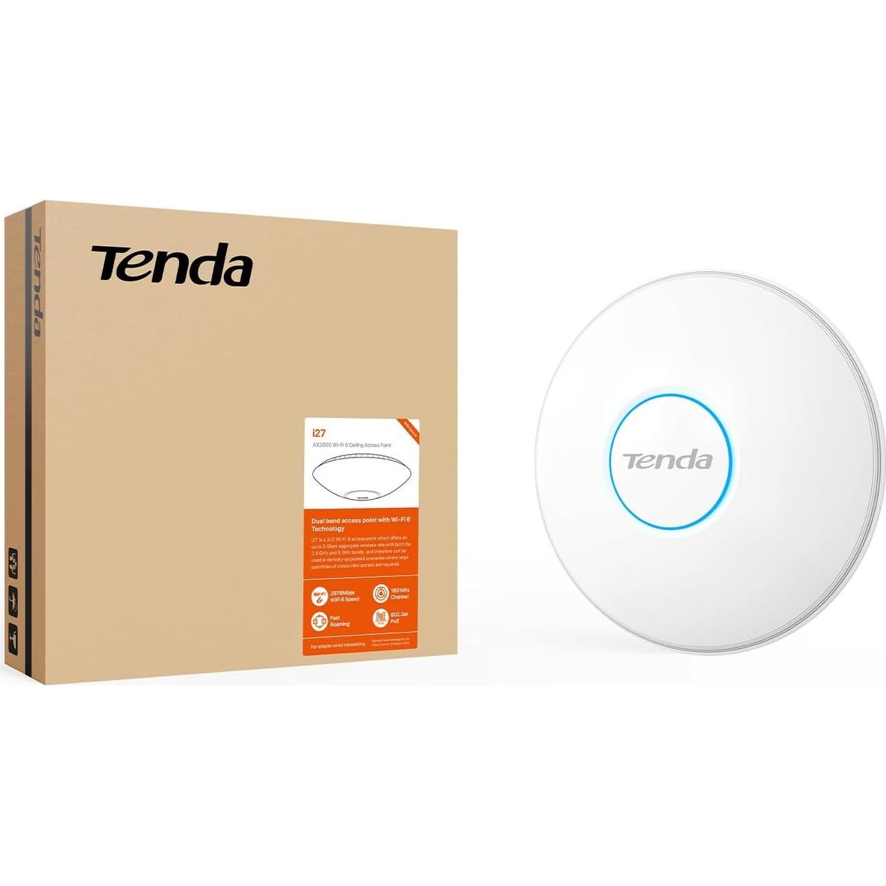 Tenda i27 AX3000 Punto de Acceso Wi-Fi 6 Doble Banda