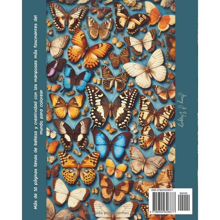 Las Mariposas: Un mundo para colorear: Libro para colorear (Spanish Edition)
